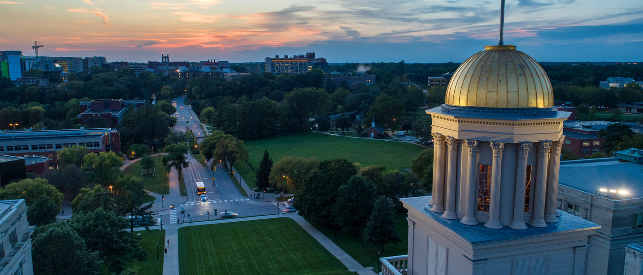 Image of the Old Capital at Sunset